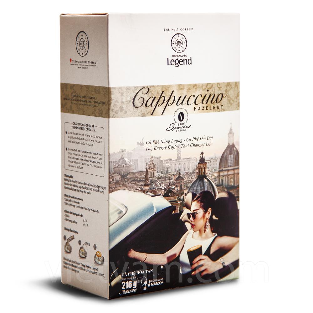 Кофе растворимый Trung Nguyen Legend Cappuccino Hazelnut 3 in 1 Кофе растворимый Trung Nguyen Legend Cappuccino Hazelnut 3 in 1